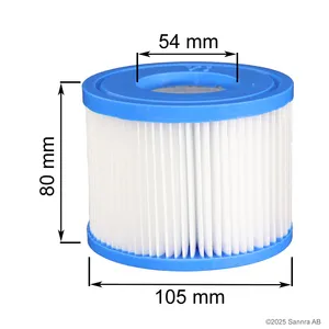 Spafilter VI till spabad från Lay-Z-Spa 2-Pack