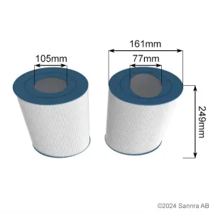 Spafilter för Dreammaker och Fonteyn