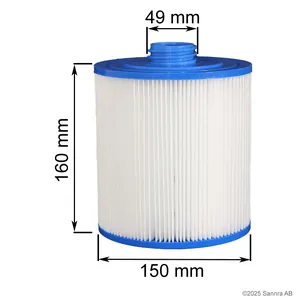 Denform filter, korta modellen 16cm