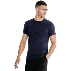 Bread & Boxers Crew-Neck Cotton Stretch 2-pack Herr, DARK NAVY, S