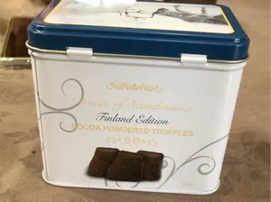 Cocoa powdered truffles