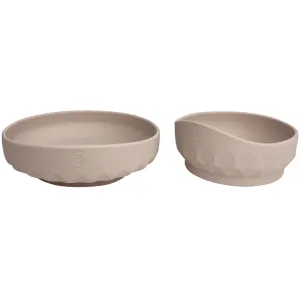 Najell Barntallrik & Skål Silikon Dune Beige