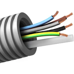 Pm Flex Rq5g6 Kabel Med Dukt 3/2.1, 50 M, Anslutningsdon & Kablar