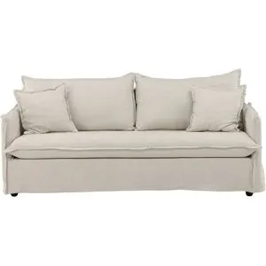 SoffaDirekt Inez 3-Sitssoffa Beige