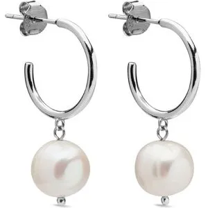 Sparv Pearly silverfärgade örhängen 1160201