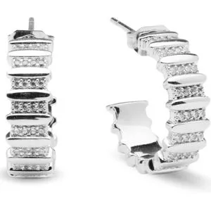 Sparv Night Vibe silverfärgade creolörhängen 1860201