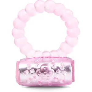 PRYLEX Vibrerande Penisring med Rosa Pärlor