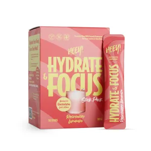 Heey! Hydrate & Focus Elektrolyter Hallonlemonad 30 st