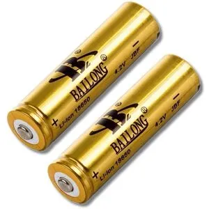 18650 Batteri 4,2 V 2800 mAh Litiumbatteri 2-Pack