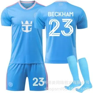 25-26 Miami 2:a Bortatröja No. 10 Messi Jersey 9 Suarez Major League Beckham Fotbollströja