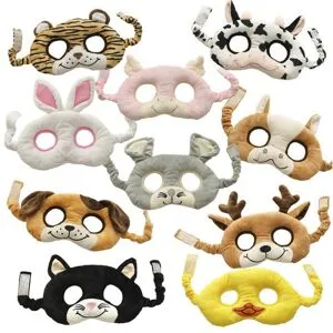 Non brand Ansiktsmasker djur 10/fp