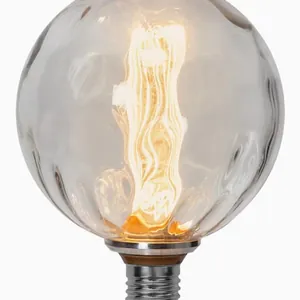 Star Trading LED-lampa E27 G125 Bubble glass, 1W/2000K