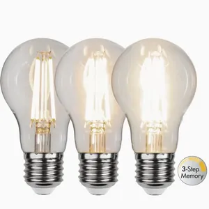 Star Trading LED-lampa E27 A60 Clear 3-step memory