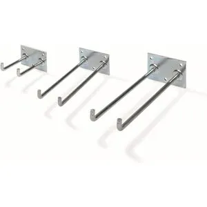 Nyby Bruk 236-9-25 Redskapshållare Med Dubbla Krokar 205 Mm, Trädgårdsredskap