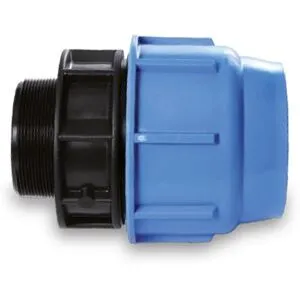 Georg Fischer 3004080202 Pem-Koppling Pp, Rak, Plast-Utvändig Gänga 16 X G15, Installation