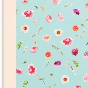 Skrivhäfte A5 linjerad Elin blomma mint