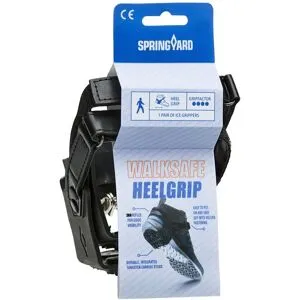 Springyard Halkskydd för häl, med dubb