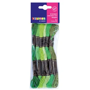 Broderigarn grön Playbox