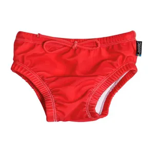 Badblöja Solid Fish Red Stl M