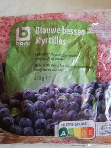 Myrtilles surgelés