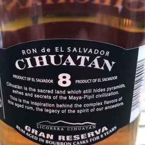 Cihuatan 8 år Gran Reserva
