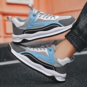 BEYIII2 Nya Herrskor Mesh Andas Bekväma Sneakers Herr Trendiga Fritidsskor Herrskor Trendiga löparskor 44