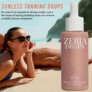 ATELA ZeriaFrämjar naturlig mörkare färg,Självbrännande-droppar-för-mörk-falsk-solbränna