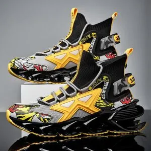 JMG Shoe Industry Herrskor Sneakers Herr tenis Lyxskor Herr casual Träningssko Race Andningsbara mode loafers Löparskor för män 46