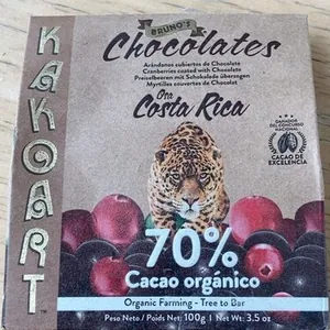 Cranberries coated with Chocolate