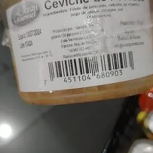 Ceviche de pescado