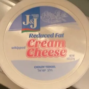reduced fat whipped cream cheese