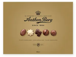 Choklad ANTHON BERG Guld ask 800g