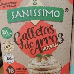 galleta de arroz integral