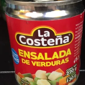 Ensalada de verduras La Costeña