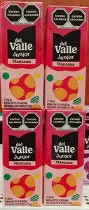 jugo de manzana del valle junior