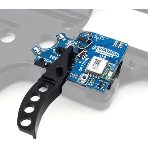 JeffTron Leviathan V2 Optical to Stock - Curved CNC Trigger (Avtryckare: Svart)