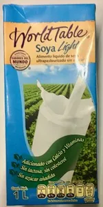 Alimento líquido de soya ultrapasteurizado sin azúcar