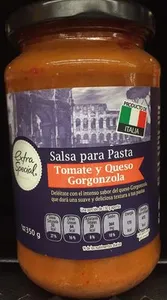 SALSA PARA PASTA DE TOMATE Y QUESO GORGONZOLA