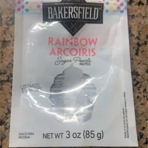 Rainbow Arcoiris sugar pearls pastels