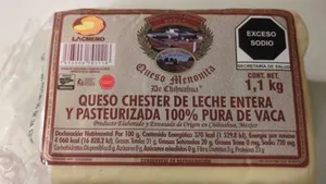 Queso Chester de Leche Entera