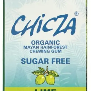 Organic mayan rainforest chewing gum lime sugar free