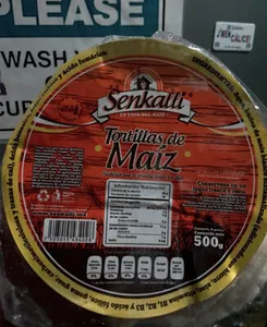 Tortillas de maíz Senkalli