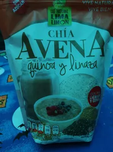 Chia, avena, quinoa y linaza
