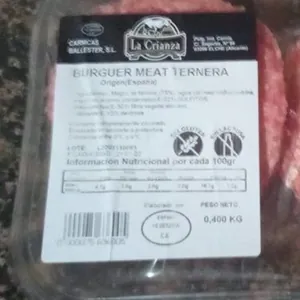 Burger meat ternera