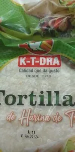 Tortillas de harina de trigo