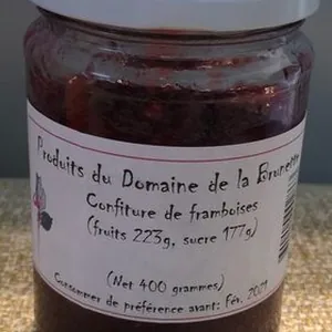 Confiture de framboises