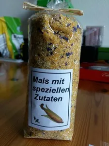 Mais mit speziellen Zutaten