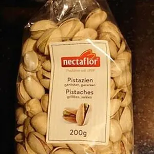 Pistaches grillées, salées