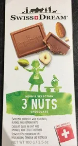 Heidi's selection 3 nuts chocolate
