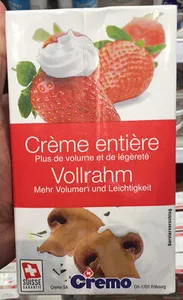 Crème entière UHT